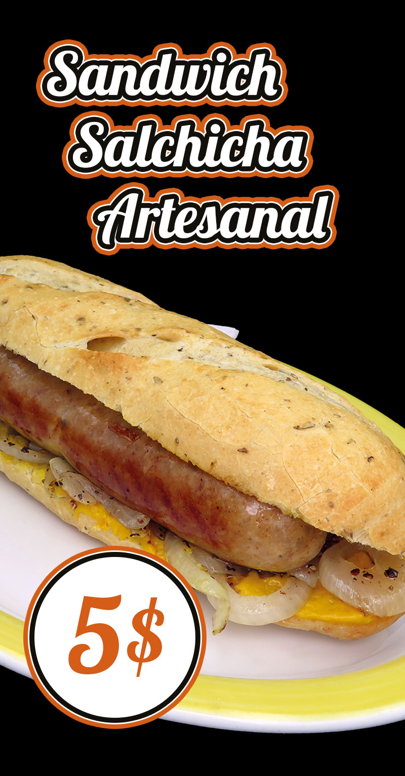 Sandwich Salchicha Artesanal